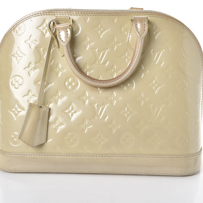 Louis Vuitton Vernis Alma PM Blanc Corail 15 of 28
