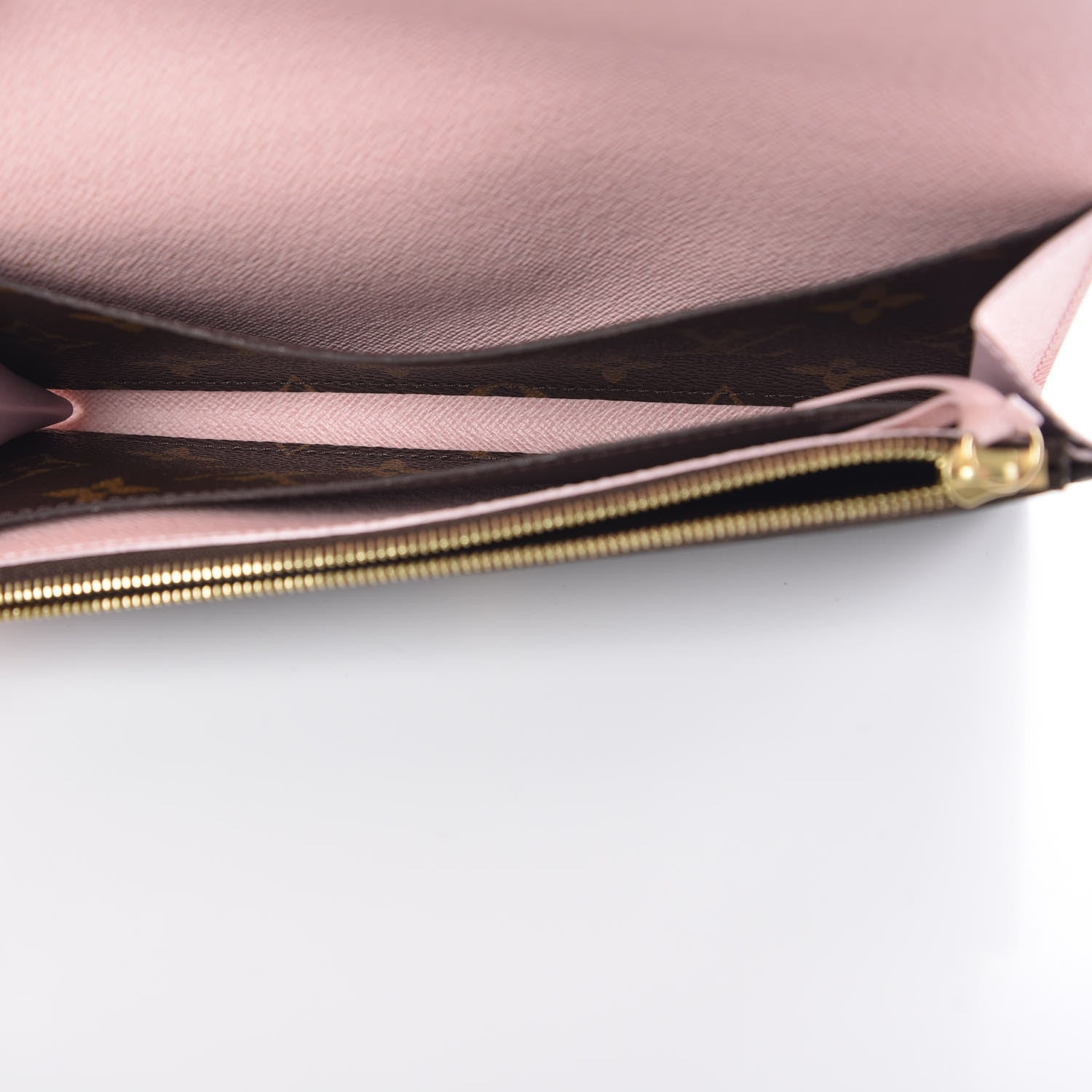 Louis Vuitton Monogram Emilie Wallet Rose Ballerine 5 of 9