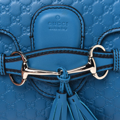 Gucci Microguccissima Mini Emily Shoulder Bag Deep Cobalt 13 of 13