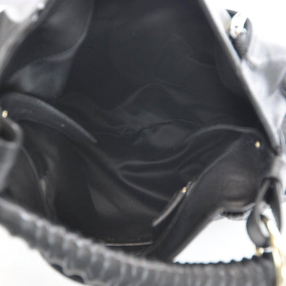 Saint Laurent Chevre Mala Mala Horn Bag Black 11 of 12
