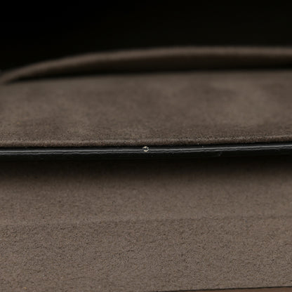 Fendi Vitello Century F is Fendi Bi-Color FF 1974 Embossed Small Kan I Shoulder Bag Maya Black 11 of 13