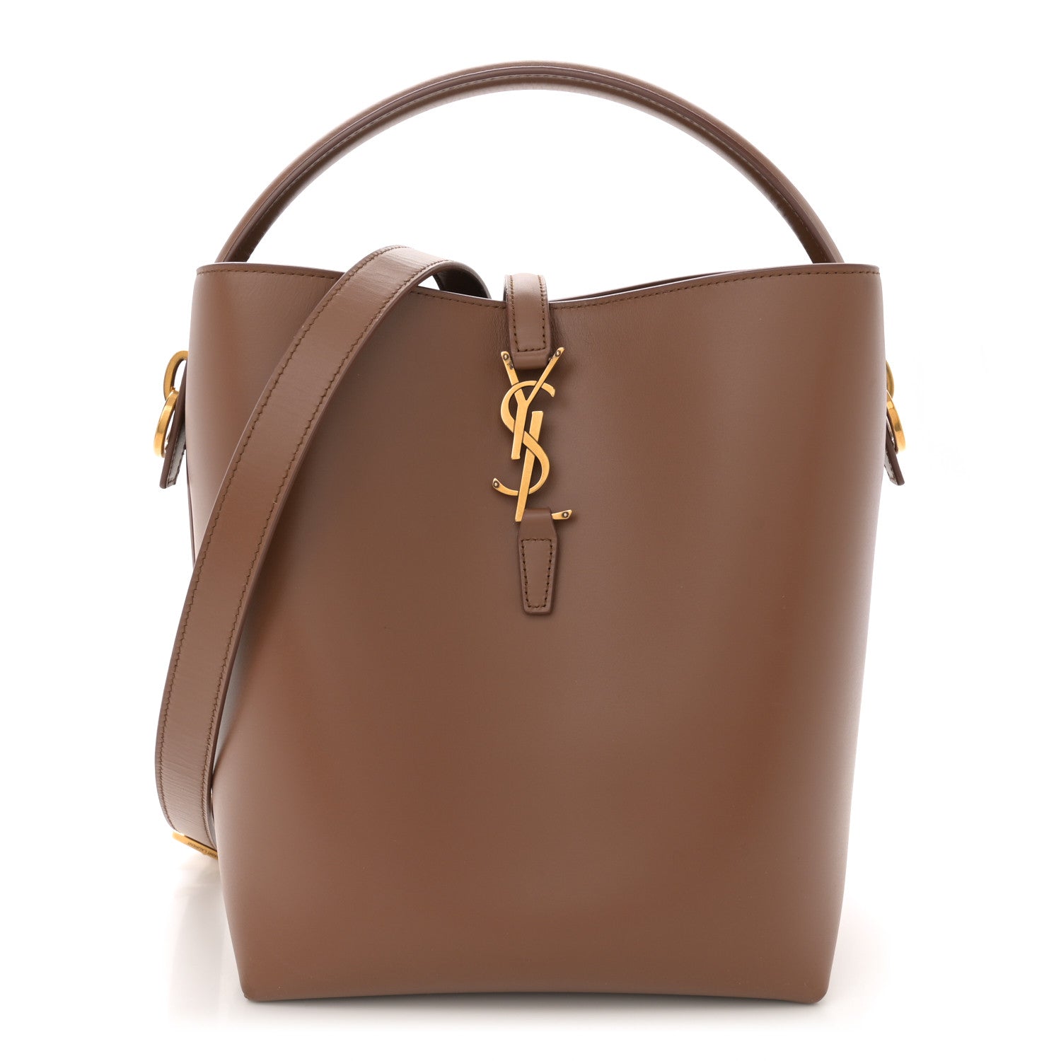 Saint Laurent Shiny Calfskin Le 37 Bucket Bag Fox 1 of 13