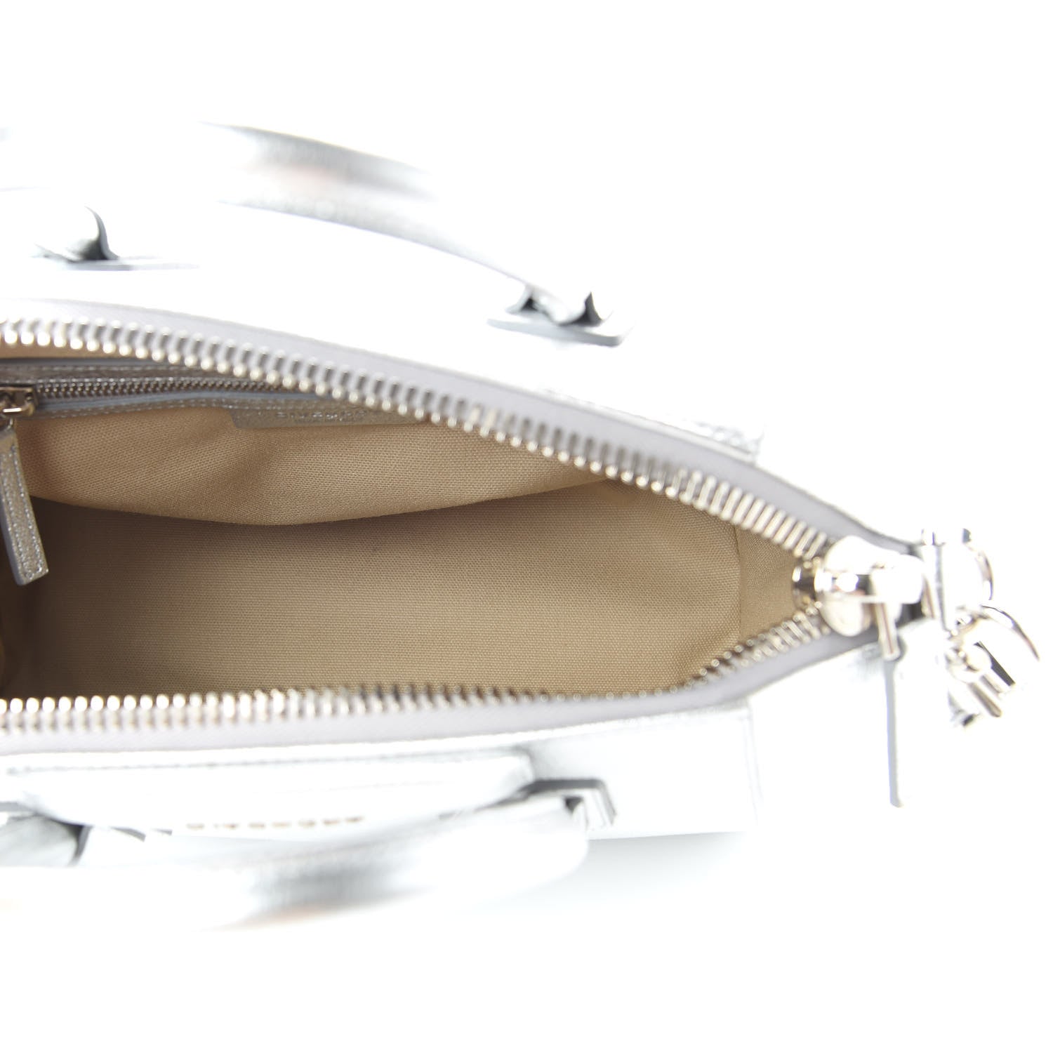 Givenchy Metallic Sugar Goatskin Small Antigona Silver 5 of 10