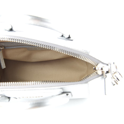 Givenchy Metallic Sugar Goatskin Small Antigona Silver 5 of 10