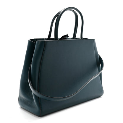 Fendi Vitello Elite Regular 2Jours Tote Oceano 3 of 10