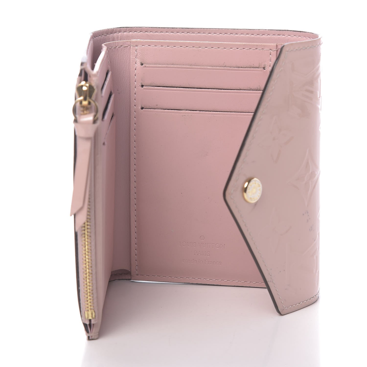 Louis Vuitton Vernis Victorine Wallet Rose Ballerine 5 of 16