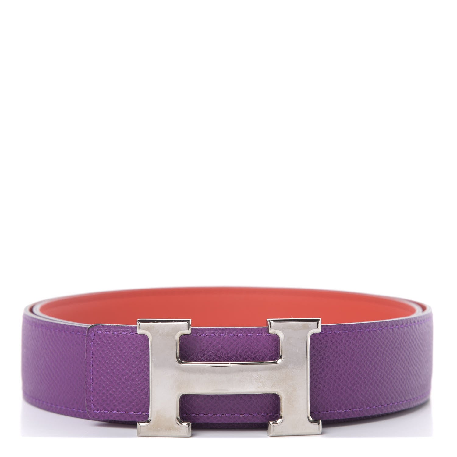 Hermes Epsom Constance H Belt 90 Anemone Capucine 1 of 7