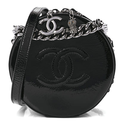Chanel Patent Round As Earth Evening Bag Black 1 of 10