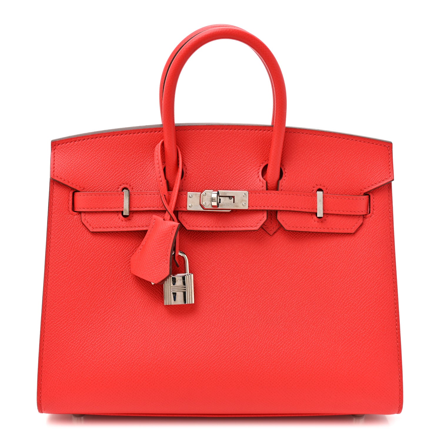 Hermes Epsom Birkin Sellier 25 Rouge De Coeur 1 of 16