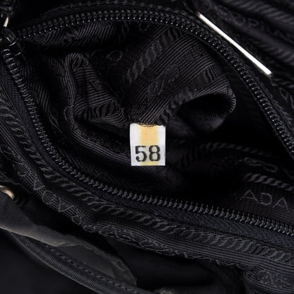 Prada Nylon Vela Medium Backpack Black 7 of 10