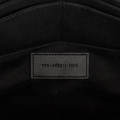 Saint Laurent Lambskin Mixed Matelasse Classic Monogram Zipped Document Holder Black 7 of 7