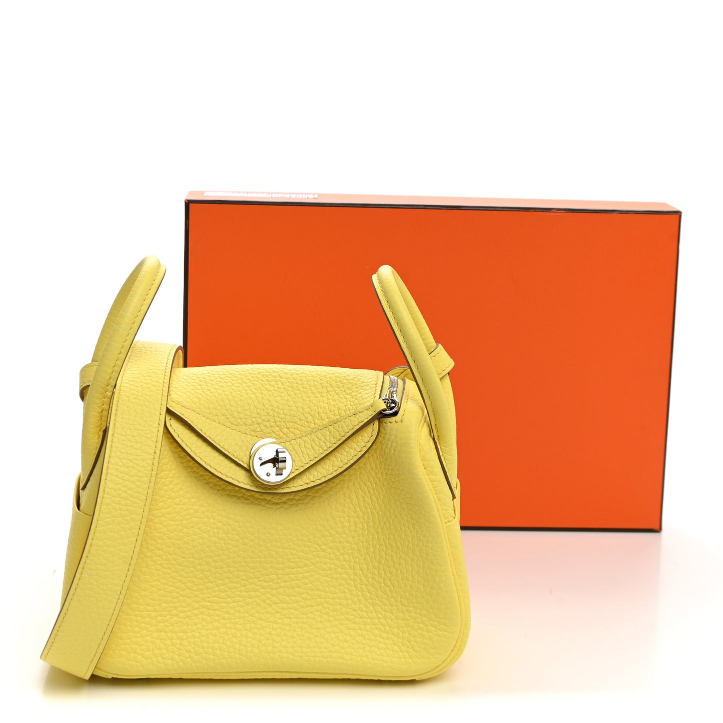 Taurillon Clemence Mini Lindy 20 Limoncello