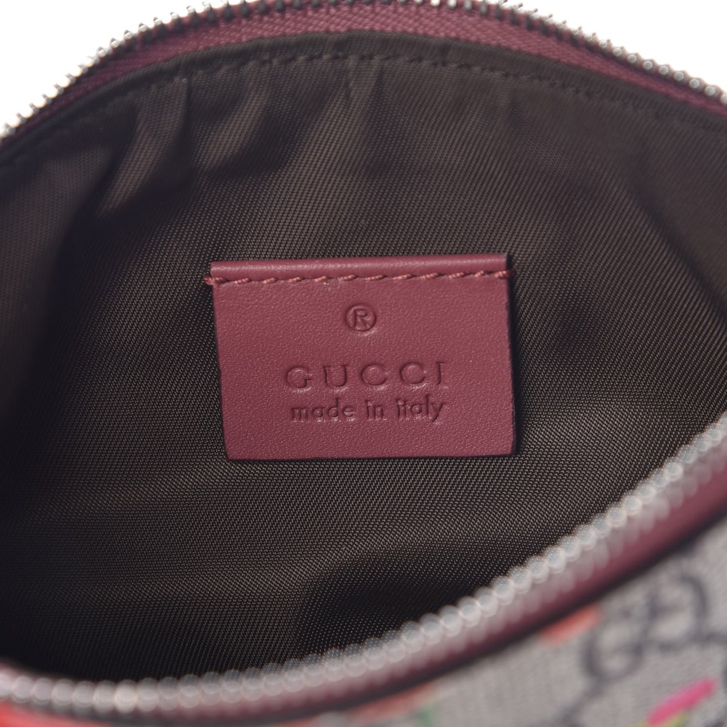 GG Supreme Monogram Blooms Mini Chain Bag Beige Multicolor Dry Rose