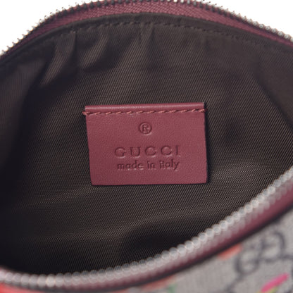 Gucci GG Supreme Monogram Blooms Mini Chain Bag Beige Multicolor Dry Rose 6 of 7