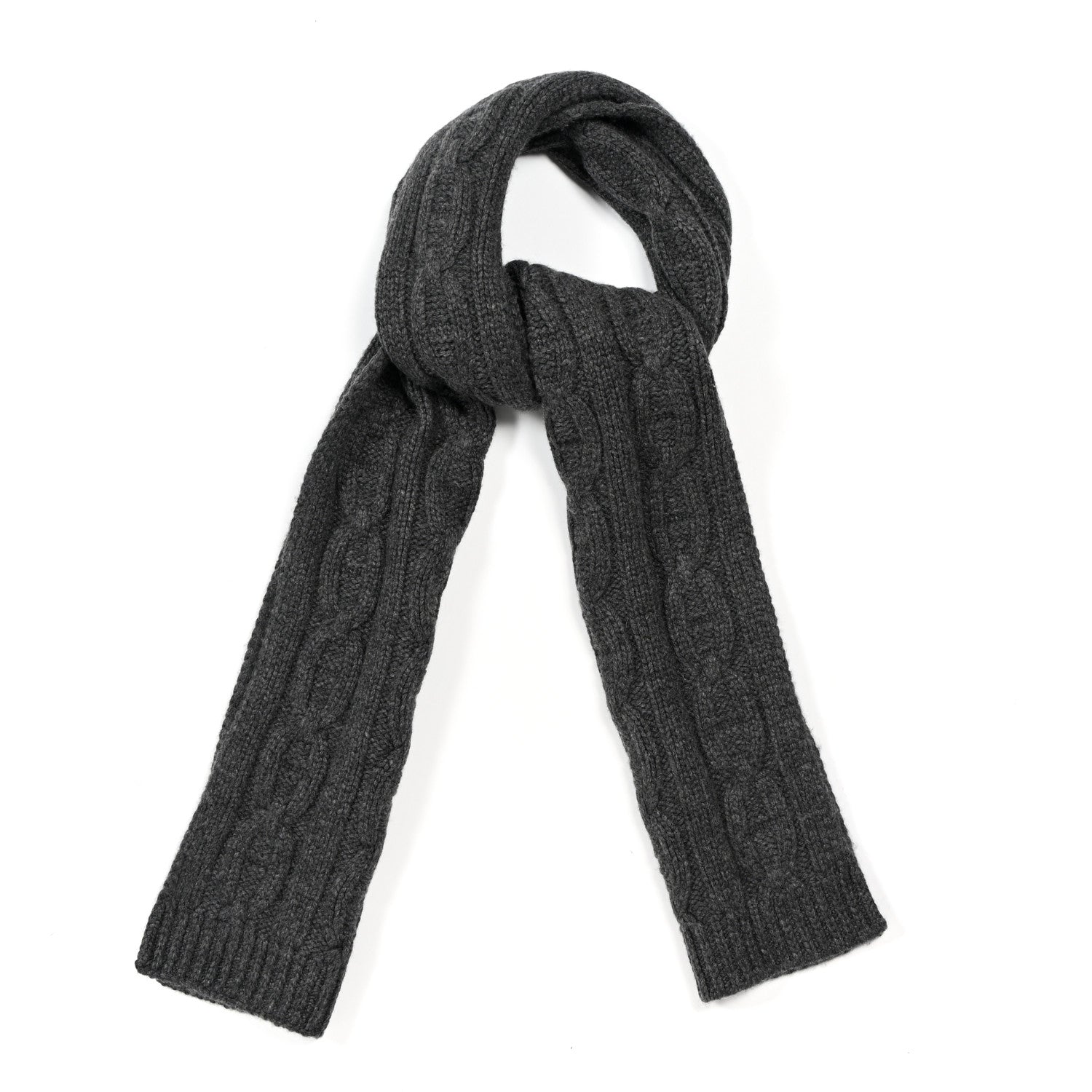 Hermes Cashmere Tri-Maillon Muffler Gris 1 of 3