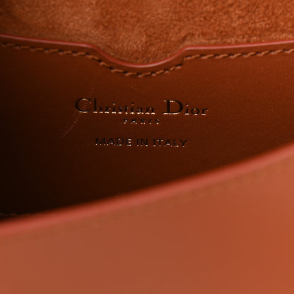 Christian Dior Box Calfskin Medium Bobby Flap Dark Tan 6 of 12