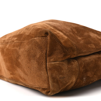 Saint Laurent Suede Monogram Large Jamie Pochon Caramel Cognac 11 of 11