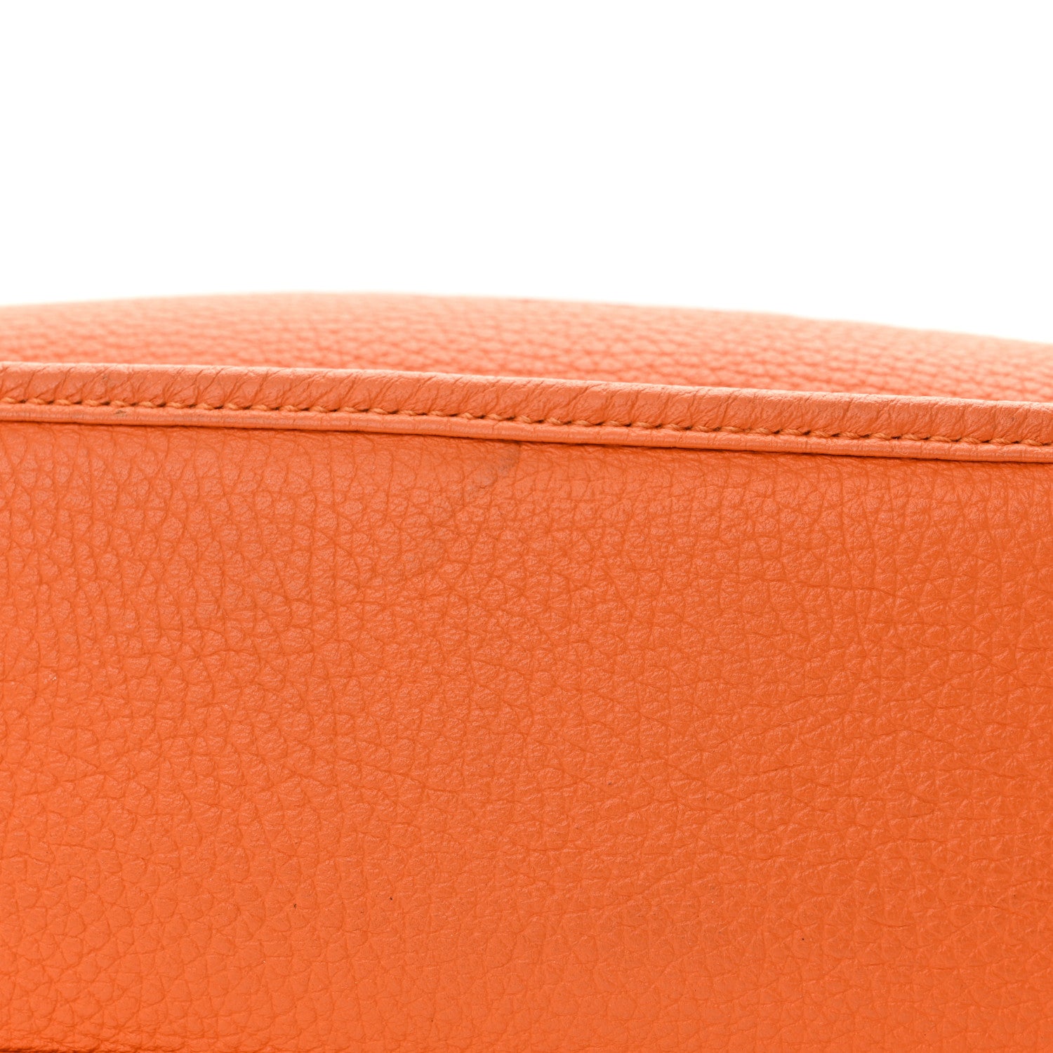 Hermes Taurillon Clemence Evelyne III GM Orange 15 of 15