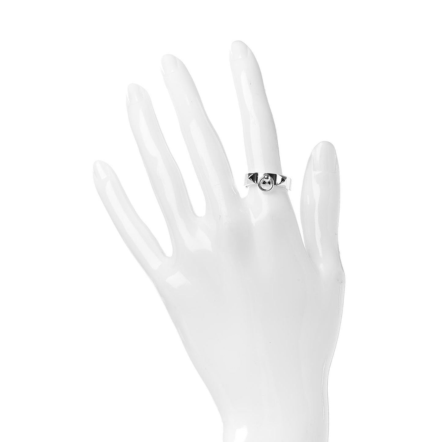 Sterling Silver PM Collier De Chien Ring 54 6.75