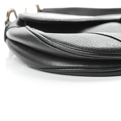 Christian Dior Calfskin Saddle Bag Black 9 of 16