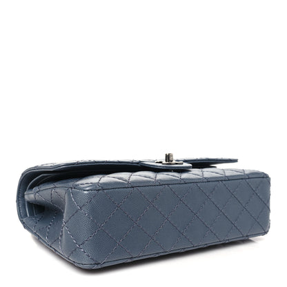 Chanel Caviar Quilted Medium Double Flap Grey 4 of 12