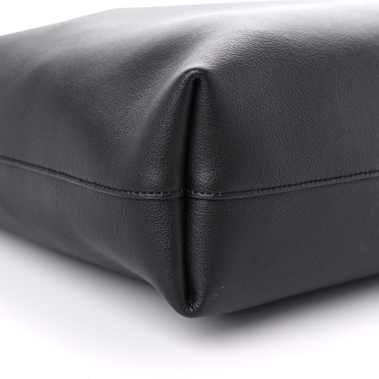 Calfskin North-South Shopping Tote Black