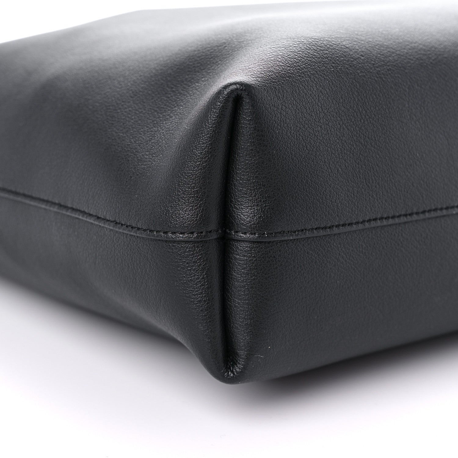 Saint Laurent Calfskin North-South Shopping Tote Black 7 of 10
