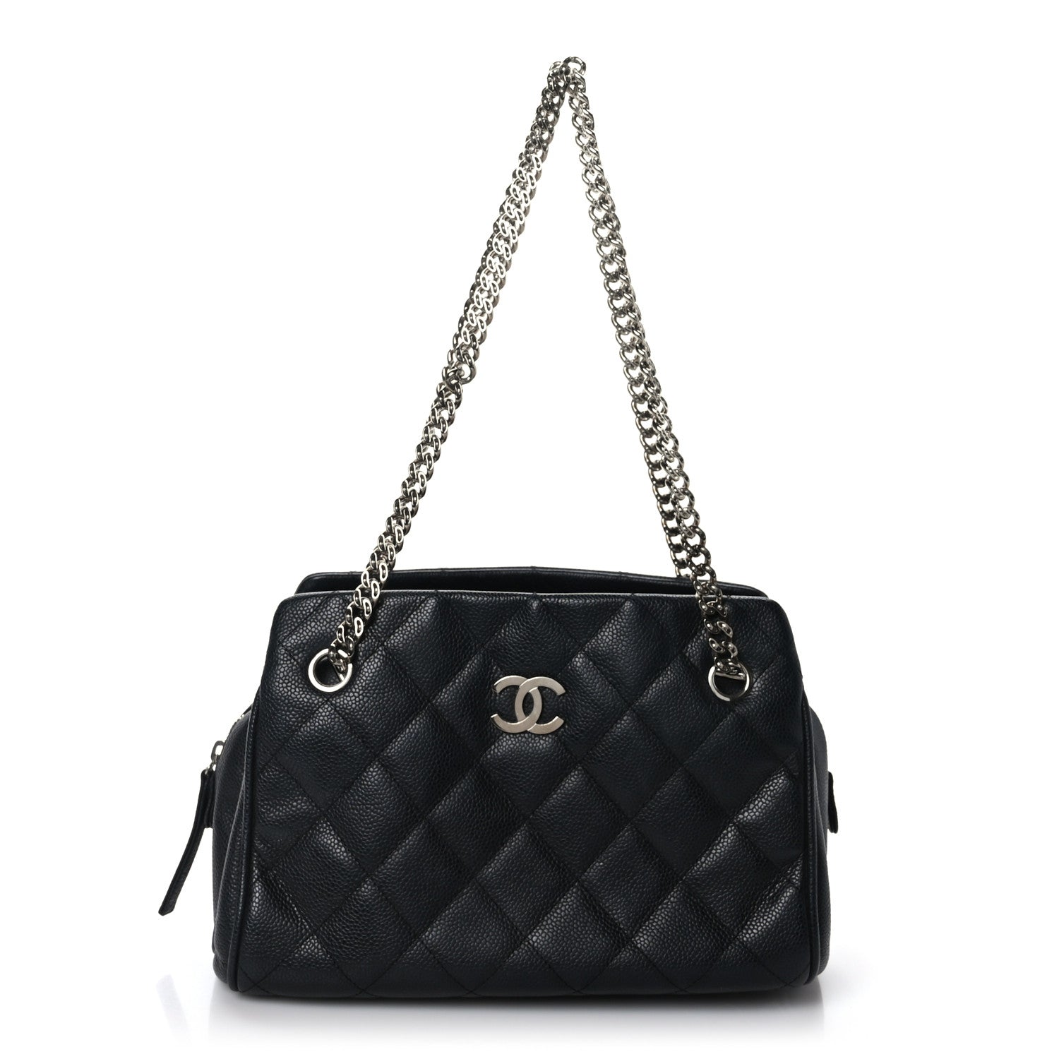 Chanel Caviar Quilted Bijoux Chain Shopping Tote Black 1 of 9