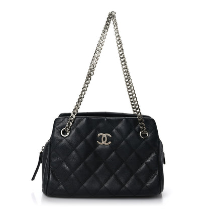 Chanel Caviar Quilted Bijoux Chain Shopping Tote Black 1 of 9