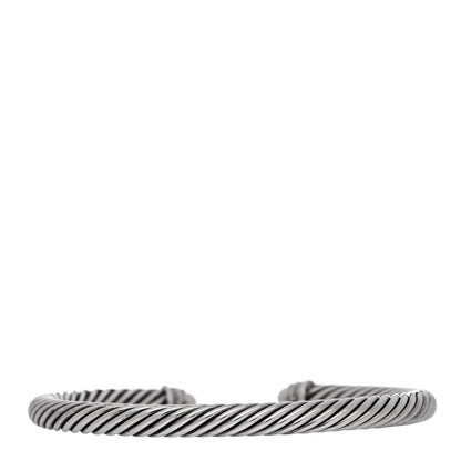 David Yurman Sterling Silver Diamond Pearl 5mm Cable Classics Bracelet 2 of 3
