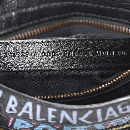 Balenciaga Agneau Arena Graffiti All Over Classic Hardware Mini City Black Multicolor 8 of 11