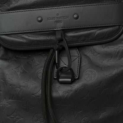 Louis Vuitton Calfskin Monogram Shadow Discovery Backpack Black 8 of 10