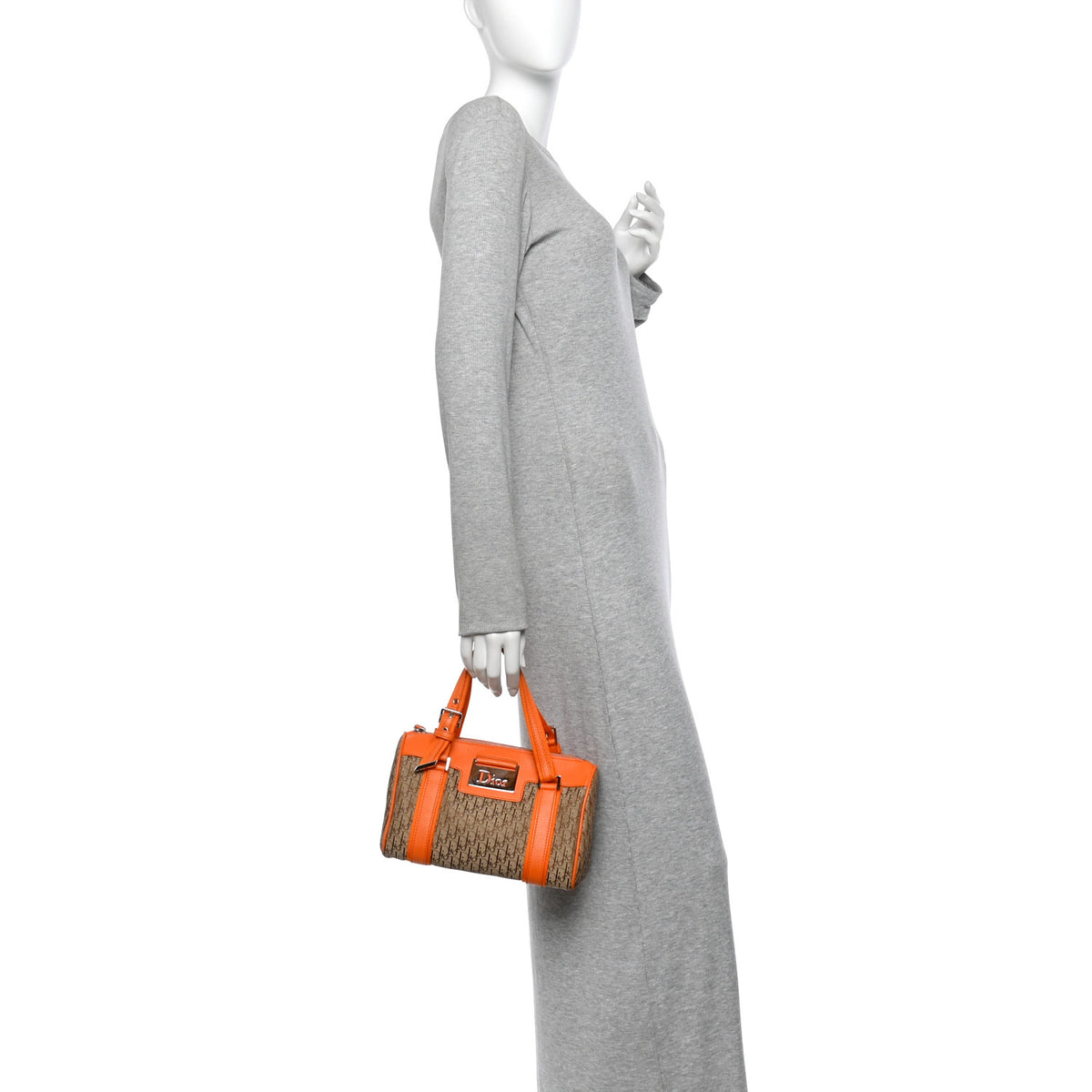 Christian Dior Diorissimo Bowler Orange 2 of 11