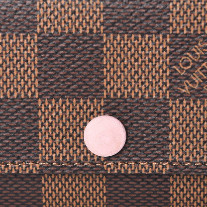 Louis Vuitton Damier Ebene Multicles 6 Key Holder Rose Ballerine 7 of 8