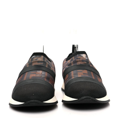 Fendi Technical Mesh FF Sneakers 38 Tobacco Red 2 of 7