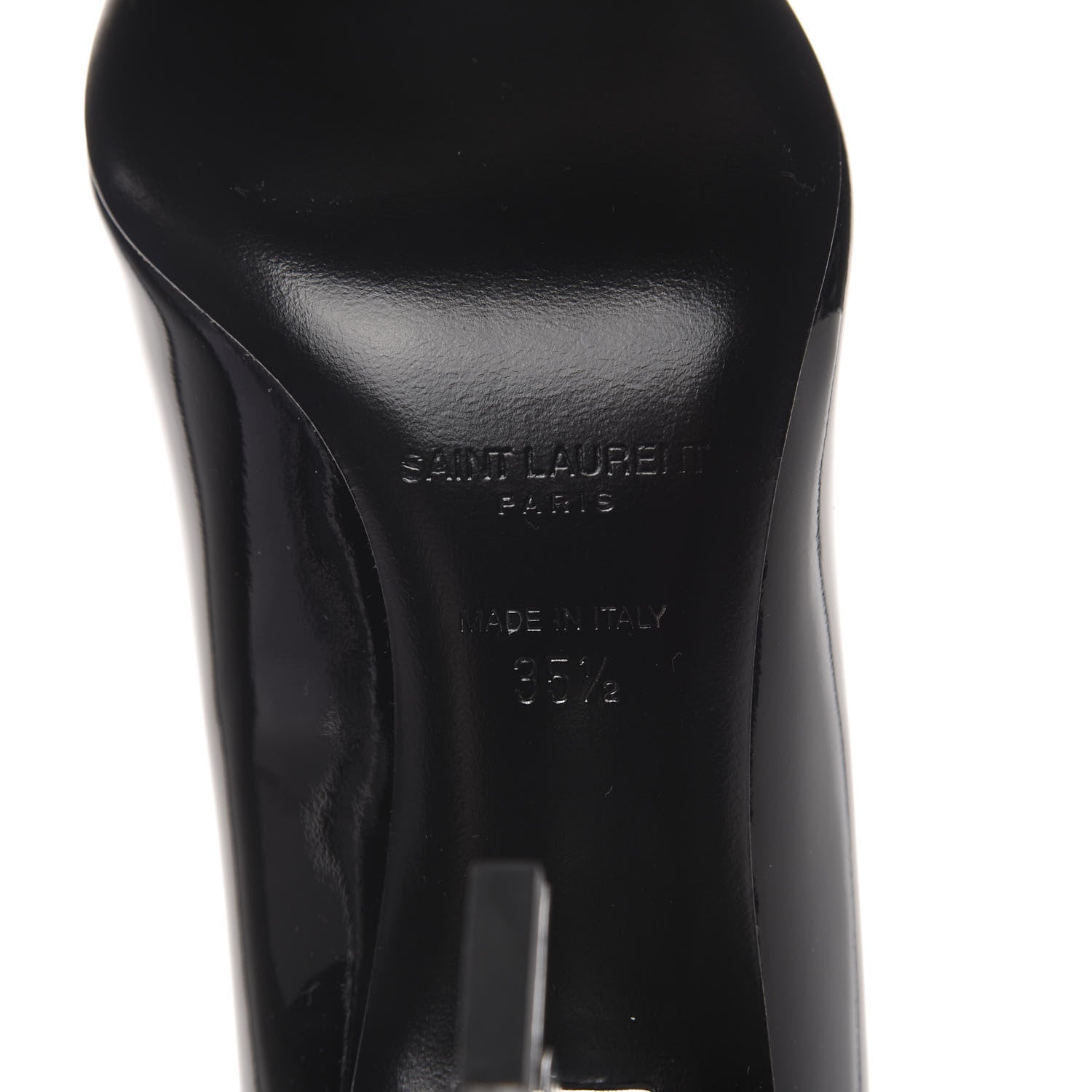 Saint Laurent Patent Opyum 85 Pumps 35.5 Black 8 of 10