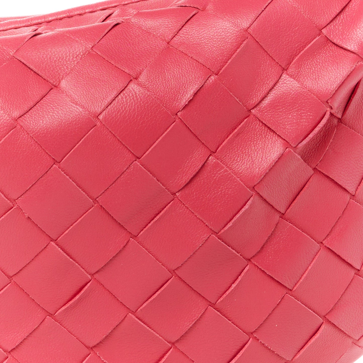 Nappa Intrecciato Mini Jodie Cranberry