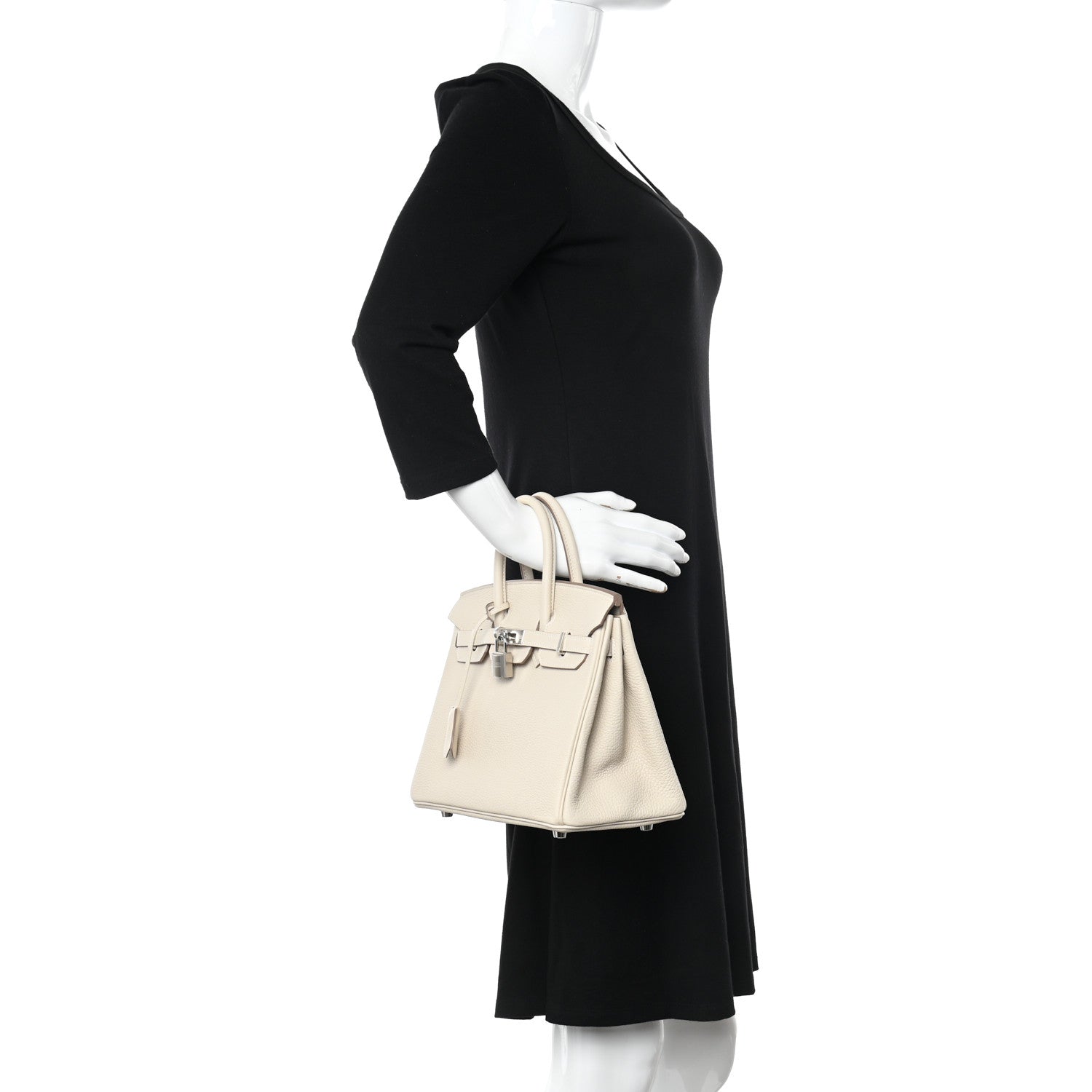 Hermes Togo Birkin 25 Craie 2 of 11