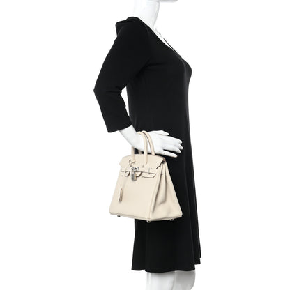 Hermes Togo Birkin 25 Craie 2 of 11