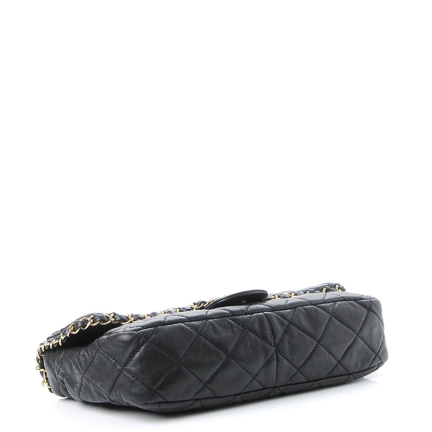 Chanel Calfskin Quilted Medium Chain Me Flap Black 5 of 8
