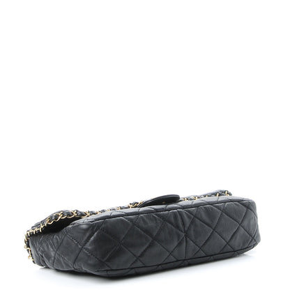 Chanel Calfskin Quilted Medium Chain Me Flap Black 5 of 8