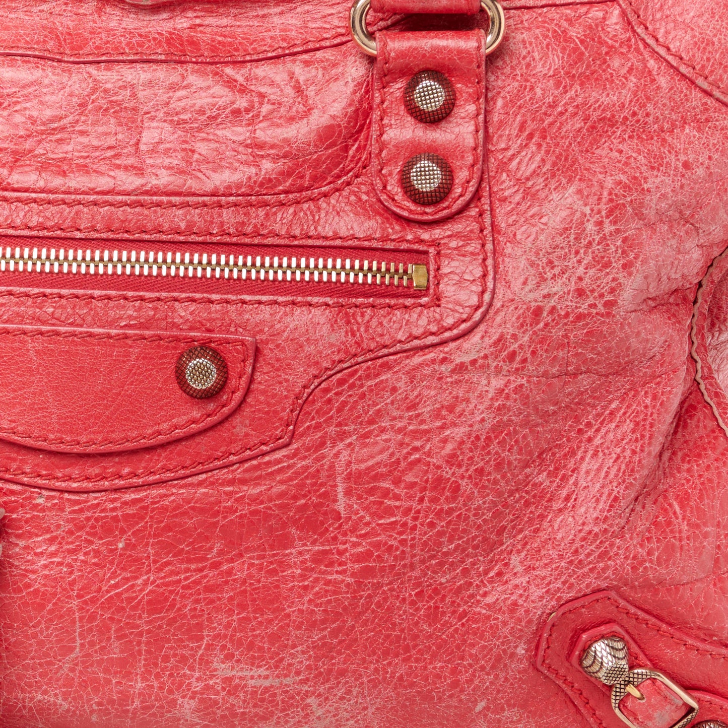 Agneau Giant 12 Rose Gold Hardware City Rose Thulian