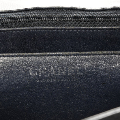 Chanel Caviar Quilted Jumbo Single Flap Black 6 of 11