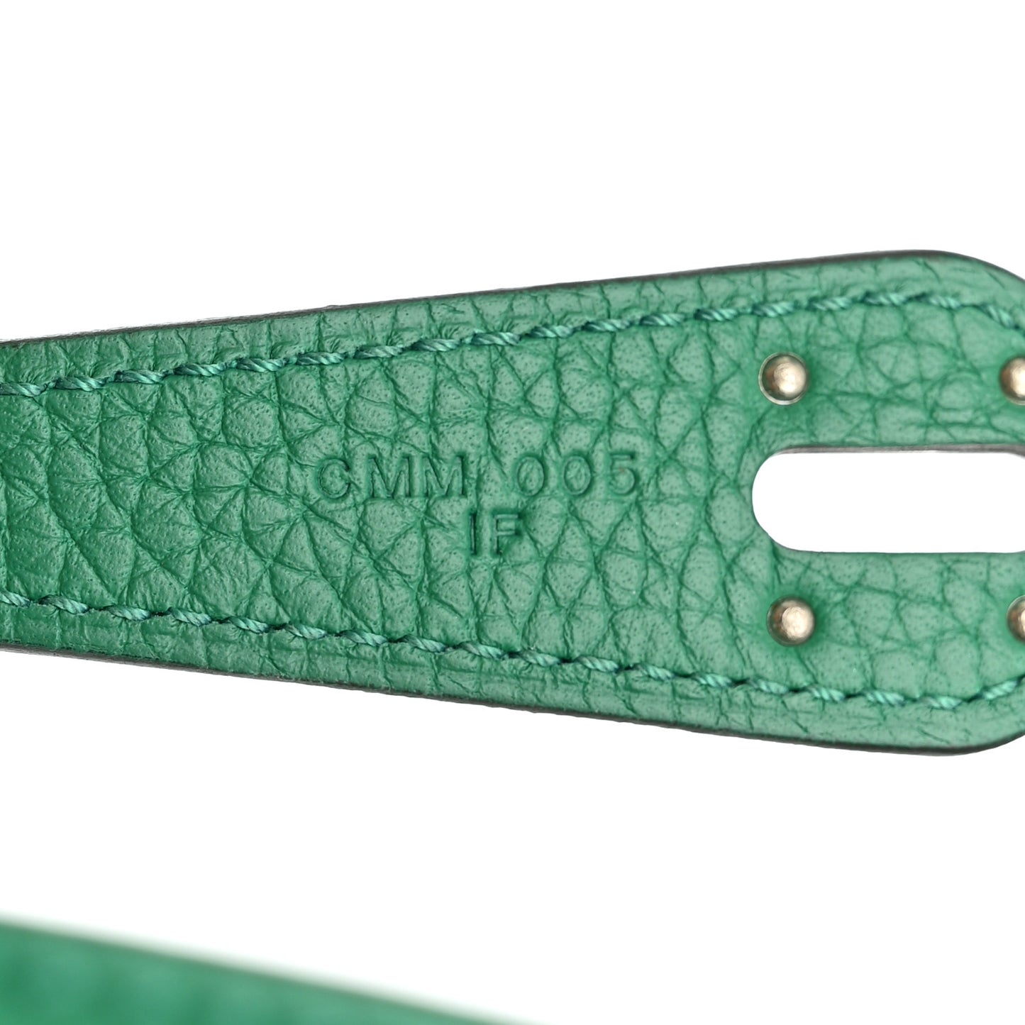 Taurillon Clemence Matte Niloticus Crocodile Touch Lindy 26 Menthe