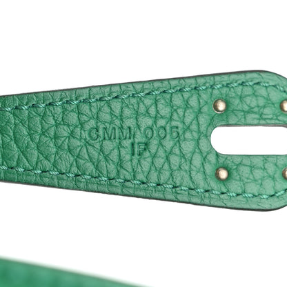 Hermes Taurillon Clemence Matte Niloticus Crocodile Touch Lindy 26 Menthe 7 of 11