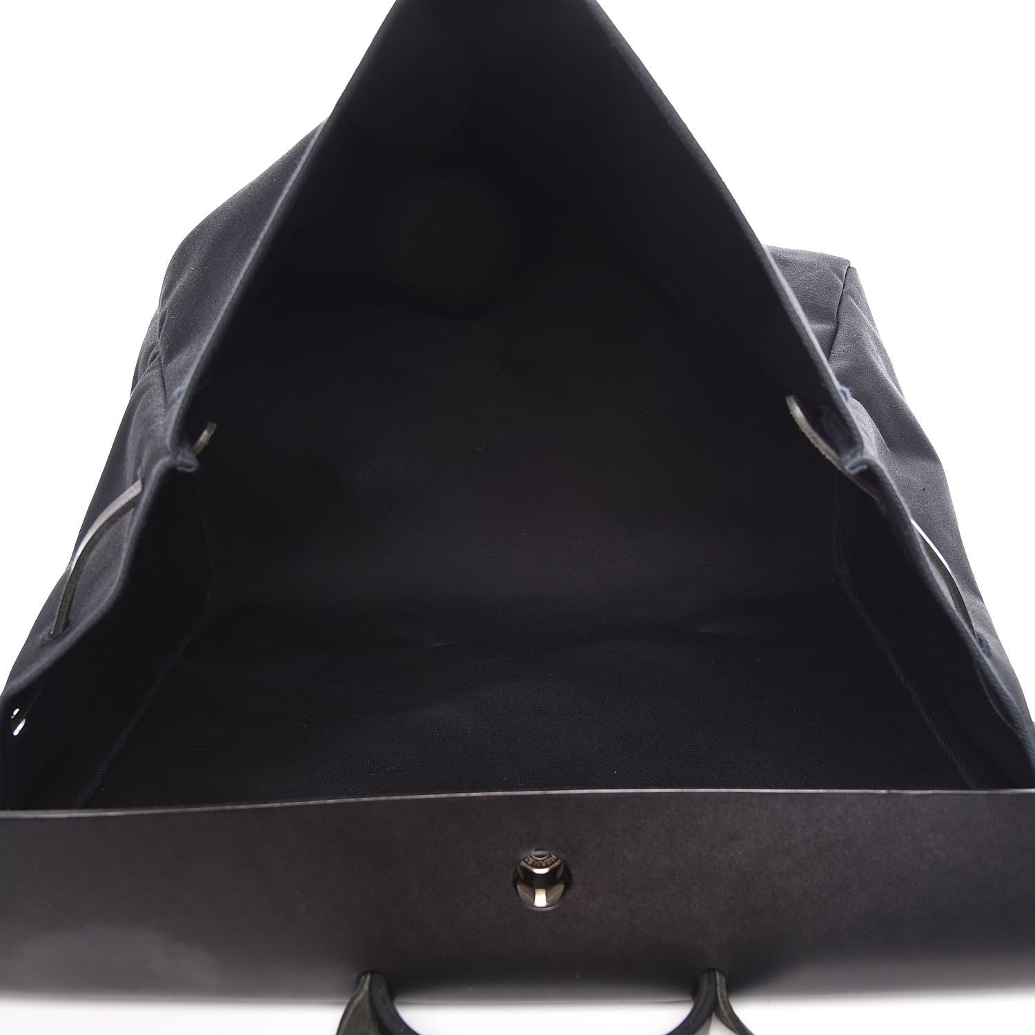 Hermes Toile Vache Calfskin Herbag Cabin Black 5 of 18