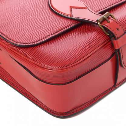 Louis Vuitton Epi Cartouchiere 22 Red 6 of 8