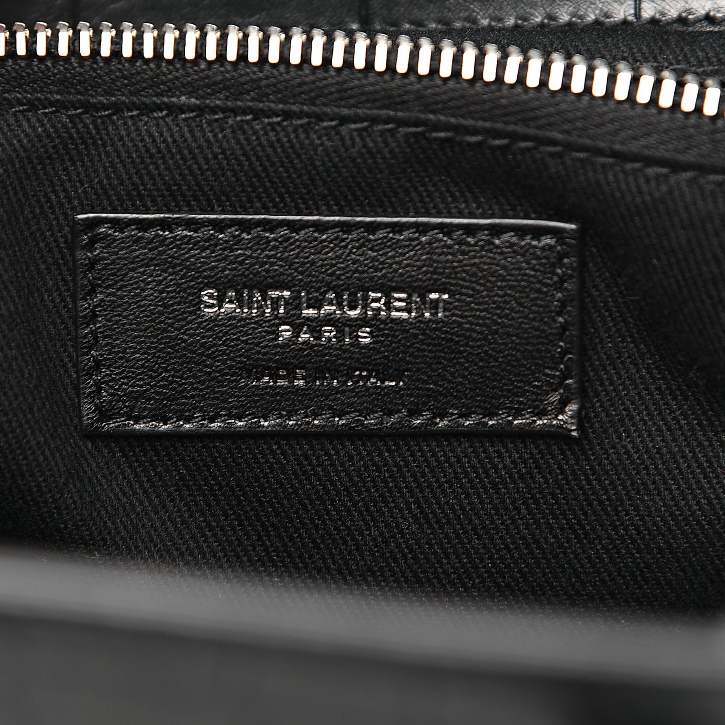 Calfskin Crocodile Embossed Sac De Jour Backpack Black