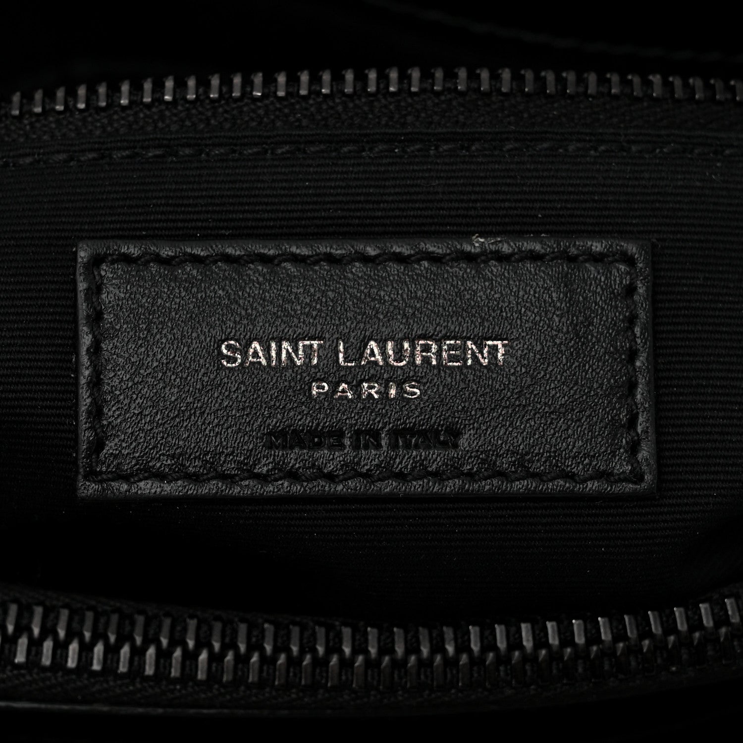 Saint Laurent Calfskin Y Quilted Monogram Monochrome Medium Loulou Chain Satchel Black 6 of 10