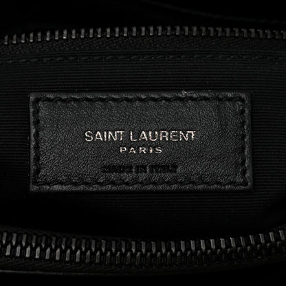 Saint Laurent Calfskin Y Quilted Monogram Monochrome Medium Loulou Chain Satchel Black 6 of 10